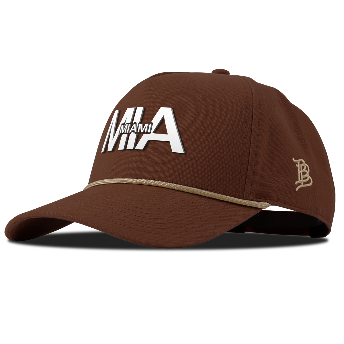 City Block Miami Curved Canvas 5 Panel Rope Vintage Rust