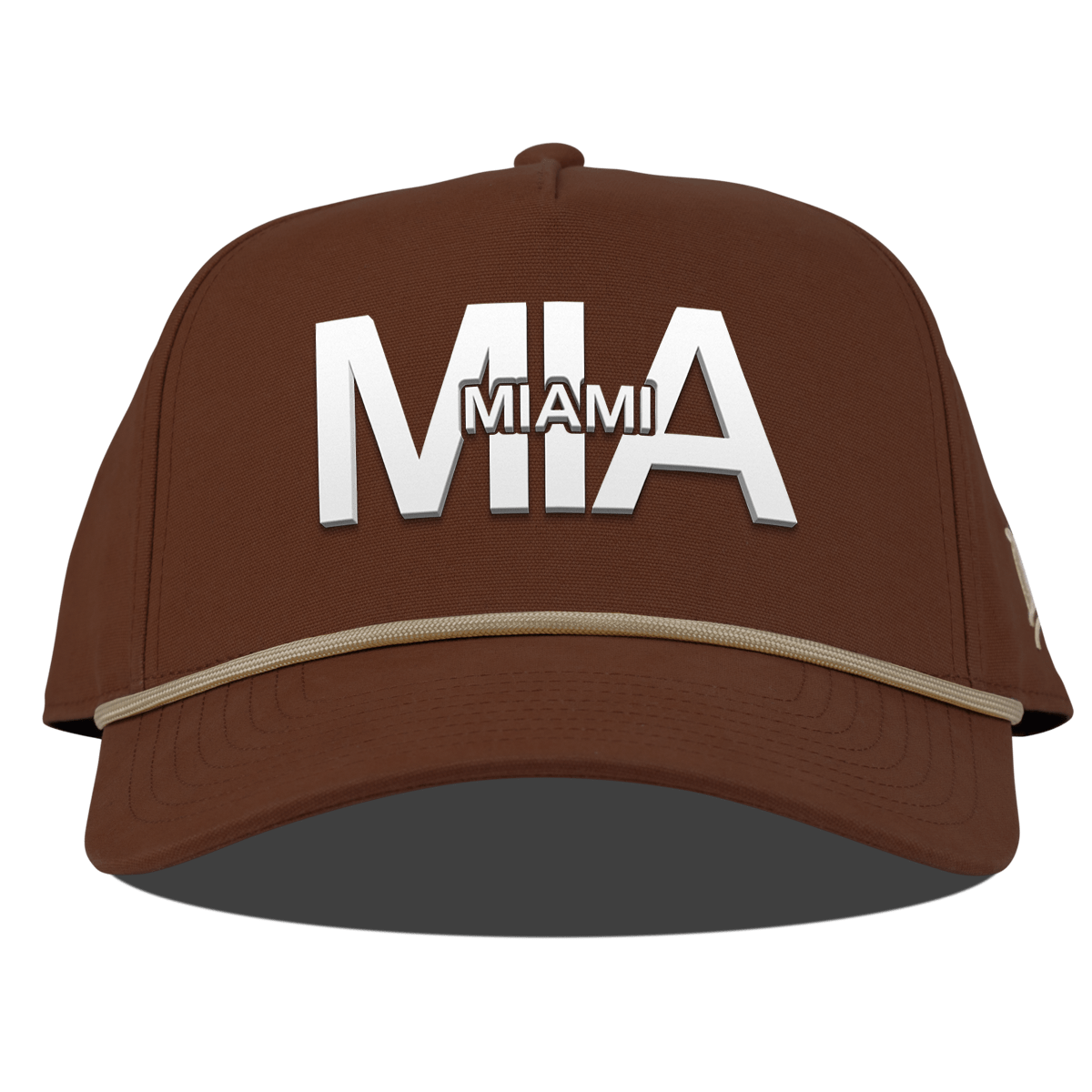 City Block Miami Curved Canvas 5 Panel Rope Vintage Rust