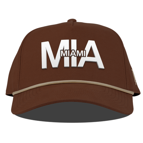 City Block Miami Curved Canvas 5 Panel Rope Vintage Rust