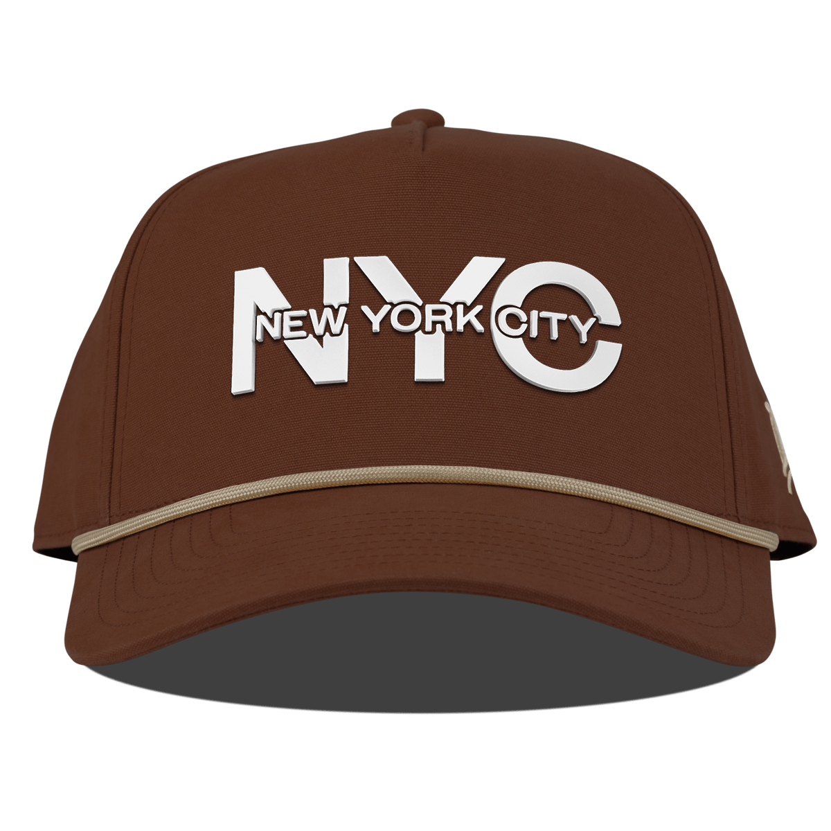City Block New York Canvas 5 Panel Rope Vintage Rust