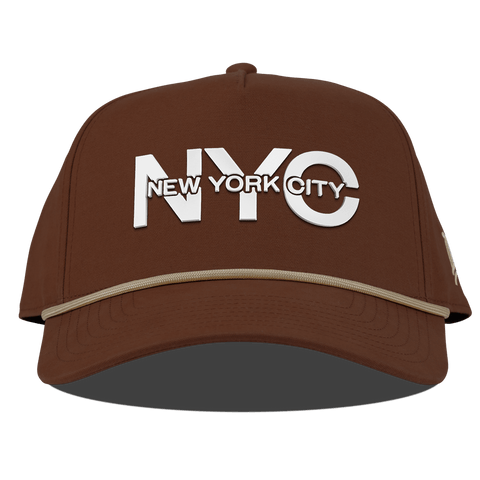 City Block New York Canvas 5 Panel Rope Vintage Rust