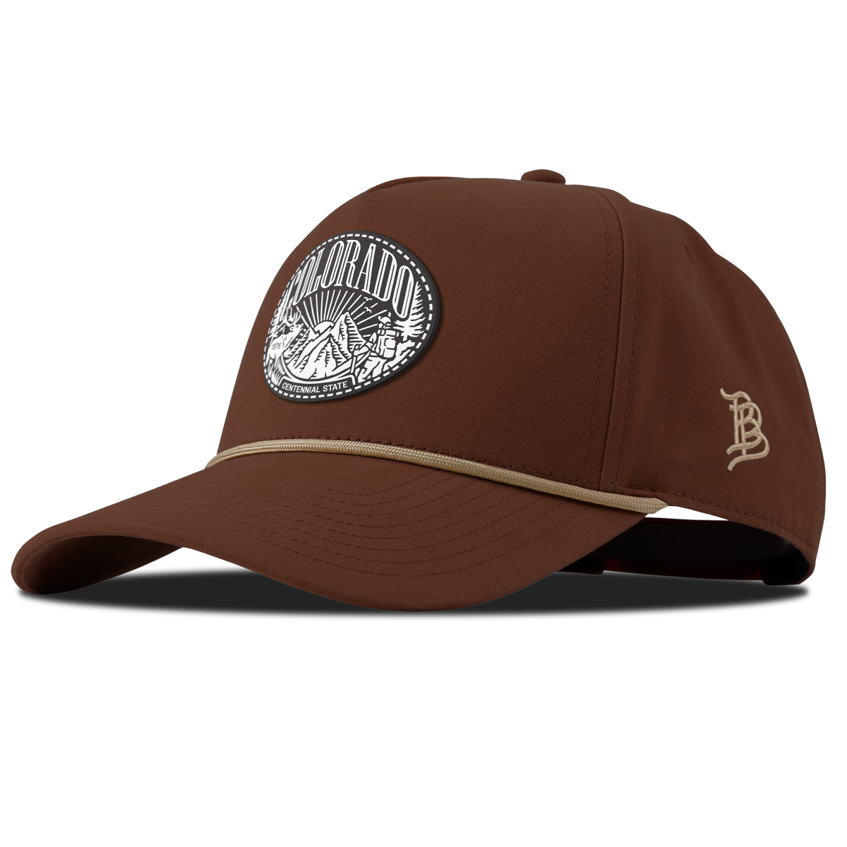Colorado Traveler Curved Canvas 5 Panel Rope Vintage Rust