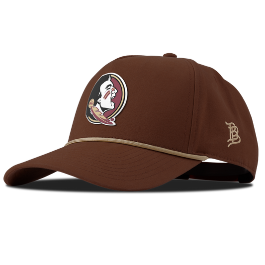 Florida State University "FSU Team Logo" Curved Canvas 5 Panel Rope Vintage Rust