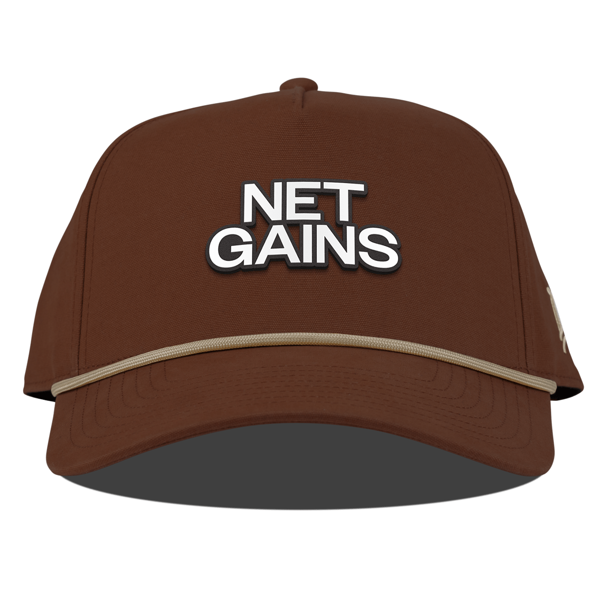 Net Gains Curved Canvas 5 Panel Rope Vintage Rust