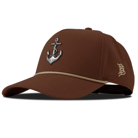 The Deeps Anchor Curved Canvas 5 Panel Rope Vintage Rust