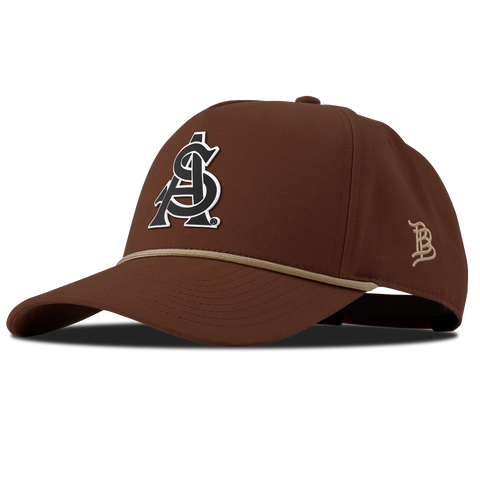 Arizona State University "Vintage ASU Team Logo" Curved Canvas 5 Panel Rope Vintage Rust
