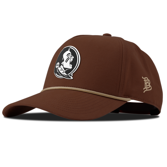 Florida State University "Vintage FSU Team Logo" Curved Canvas 5 Panel Rope Vintage Rust