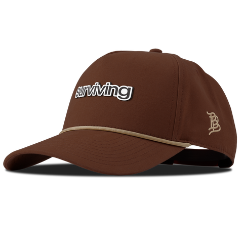 Surviving Curved Canvas 5 Panel Rope Vintage Rust