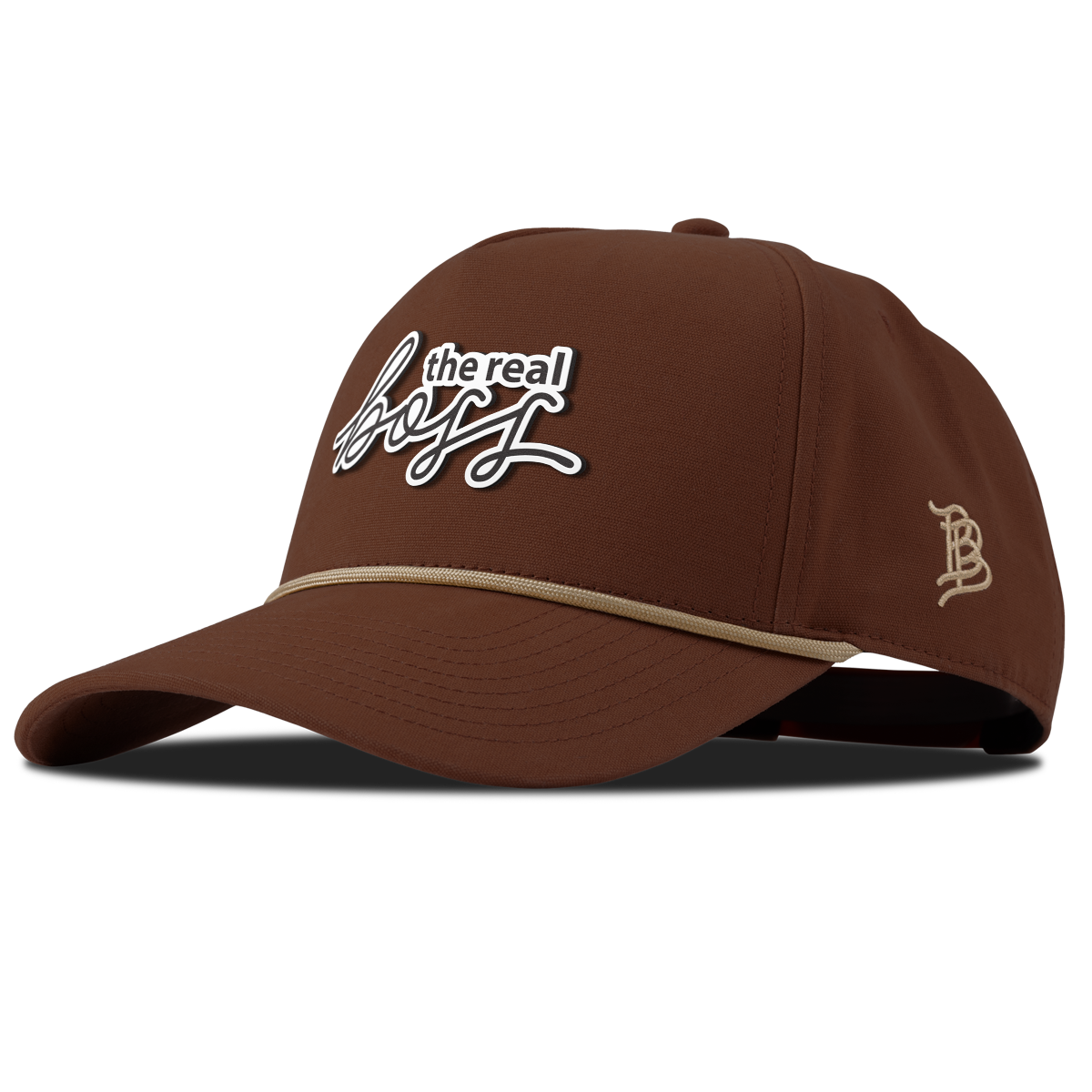 The Real Boss Curved Canvas 5 Panel Rope Vintage Rust