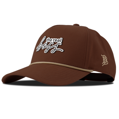 The Real Boss Curved Canvas 5 Panel Rope Vintage Rust