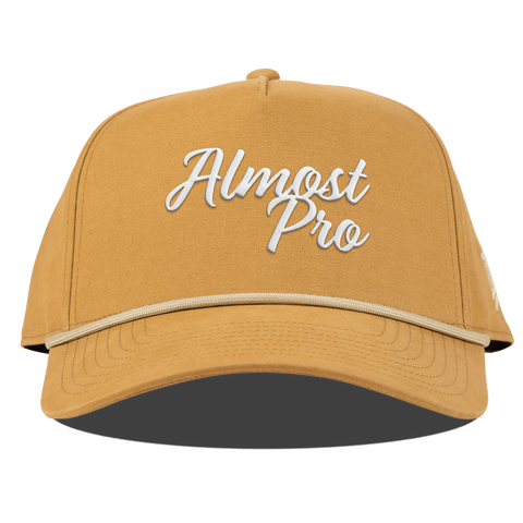 Hailey Ostrom "Almost Pro" Curved Canvas 5 Panel Rope Wheat