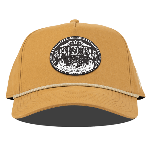 Arizona Traveler Curved Canvas 5 Panel Rope Wheat