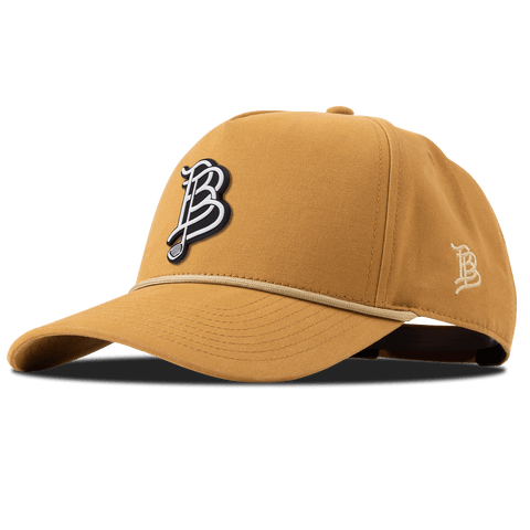 BB Golf Cutout PVC Canvas 5 Panel Rope Wheat