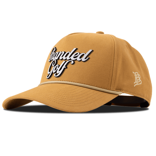 Branded Golf Script Canvas 5 Panel Rope