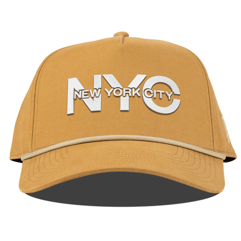 City Block New York Canvas 5 Panel Rope Wheat
