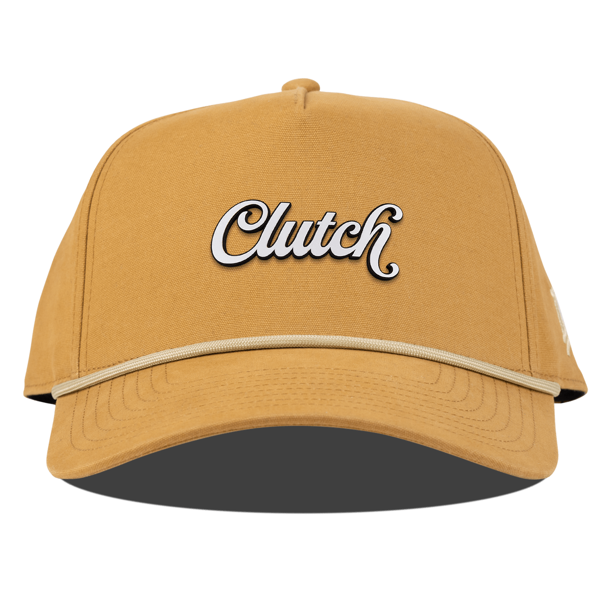 Clutch Script Curved Canvas 5 Panel Rope Wheat