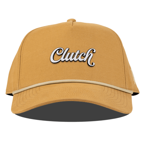 Clutch Script Curved Canvas 5 Panel Rope Wheat