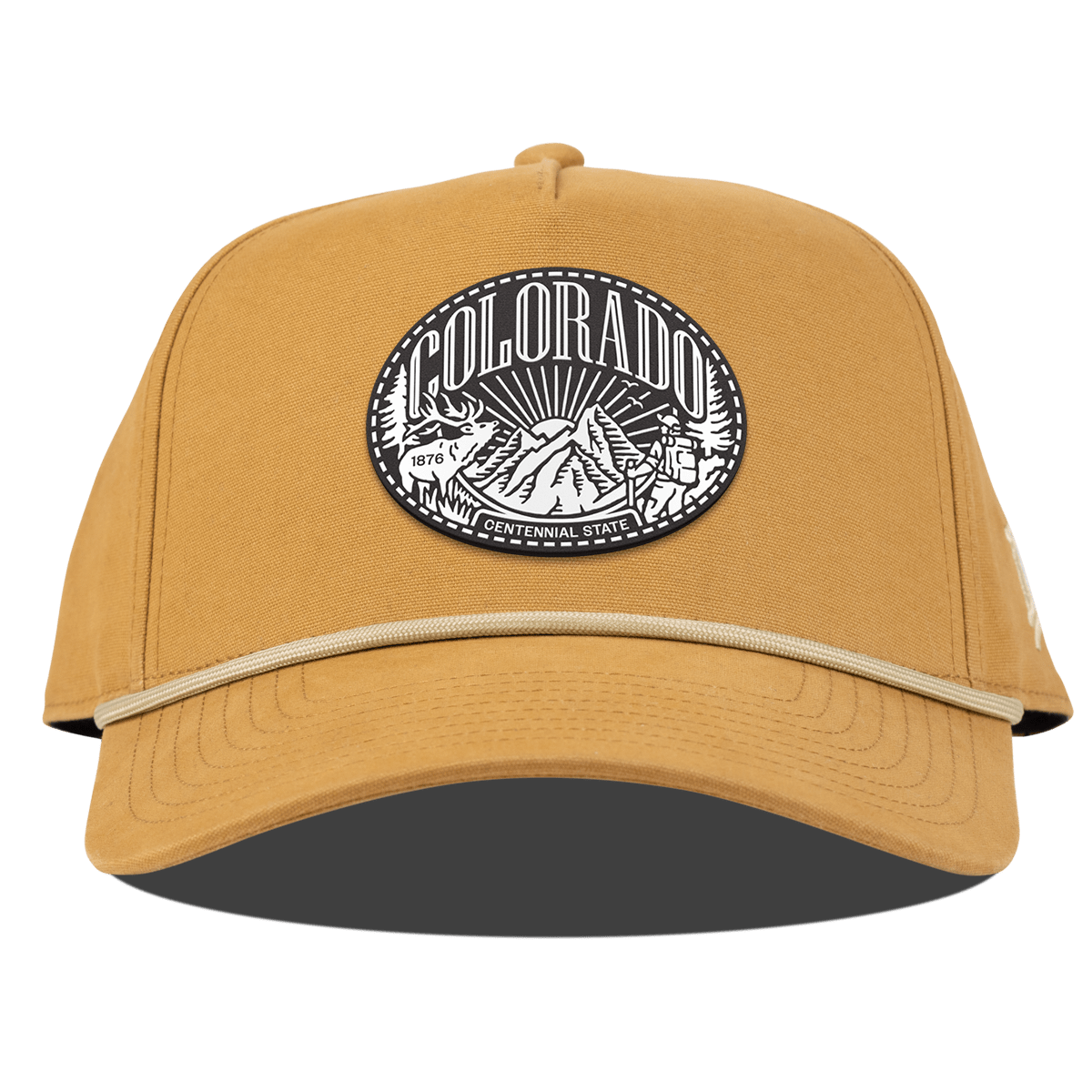 Colorado Traveler Curved Canvas 5 Panel Rope Wheat