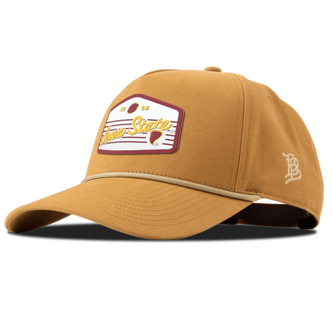 Iowa State University "Cyclones Football" Curved Canvas 5 Panel Rope Wheat