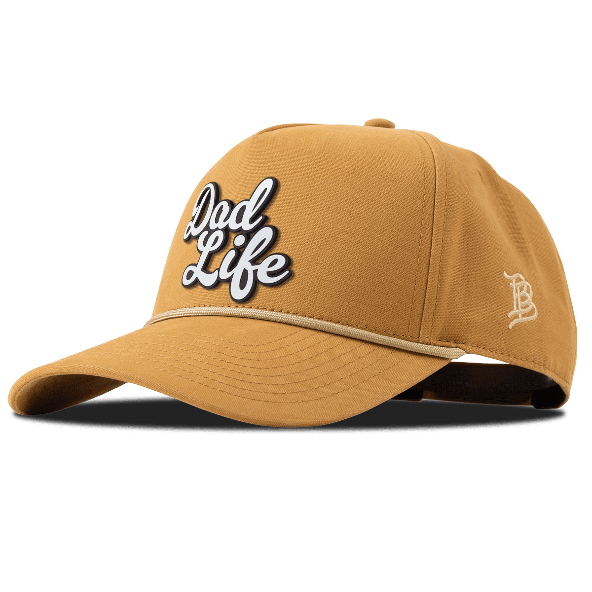 Dad Life Script Canvas 5 Panel Rope Wheat