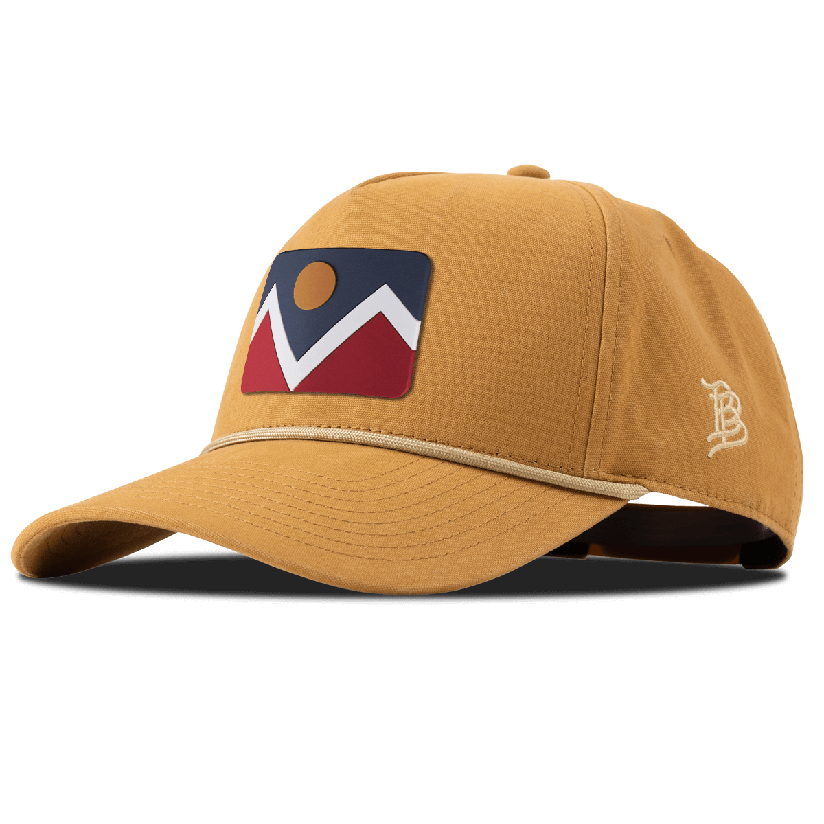 Denver Flag Canvas 5 Panel Rope Wheat