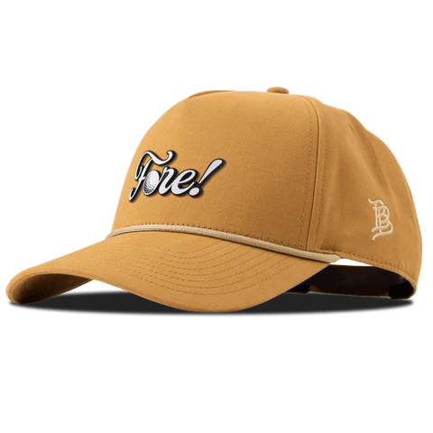 Fore! Canvas 5 Panel Rope Wheat