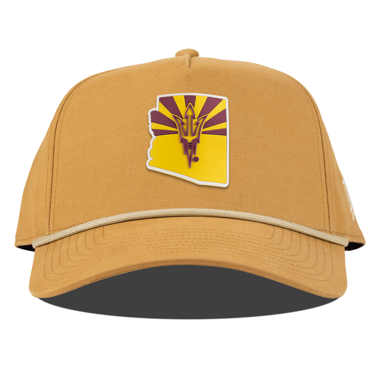 Arizona State University "Fork 'Em State" Curved Canvas 5 Panel Rope Wheat