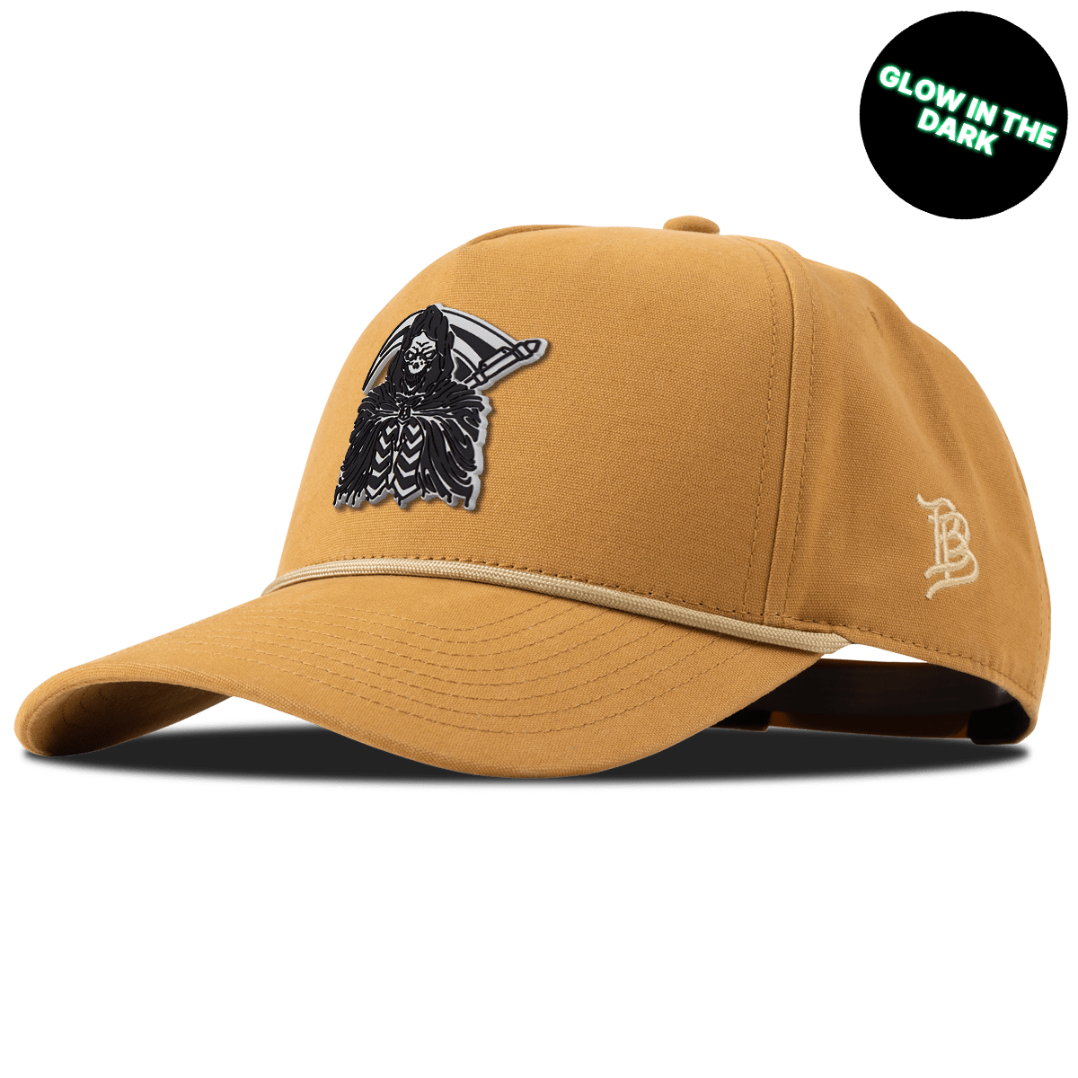Grim Reaper Glow Canvas 5 Panel Rope Wheat