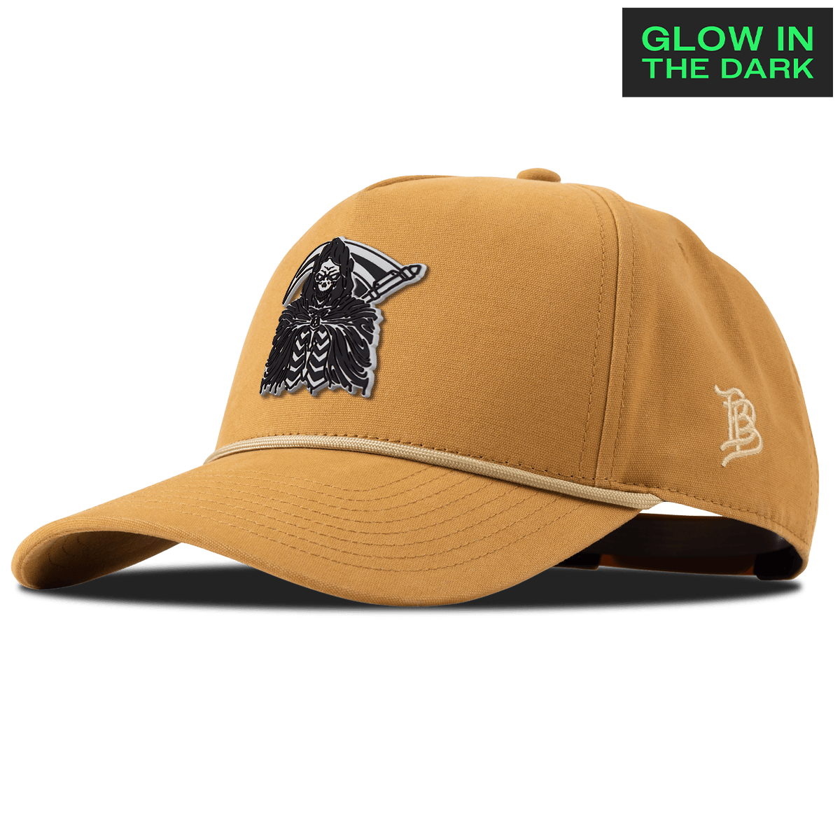 Grim Reaper Glow Curved Canvas 5 Panel Rope Wheat