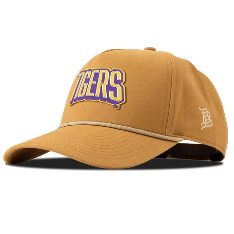 Louisiana State University "LSU Tigers Block" Curved Canvas 5 Panel Rope Wheat