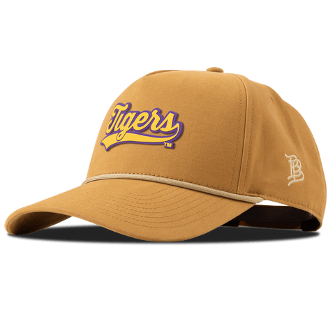 Louisiana State University "LSU Tigers Script" Curved Canvas 5 Panel Rope Wheat
