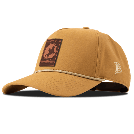 Live Free Canvas 5 Panel Rope Wheat