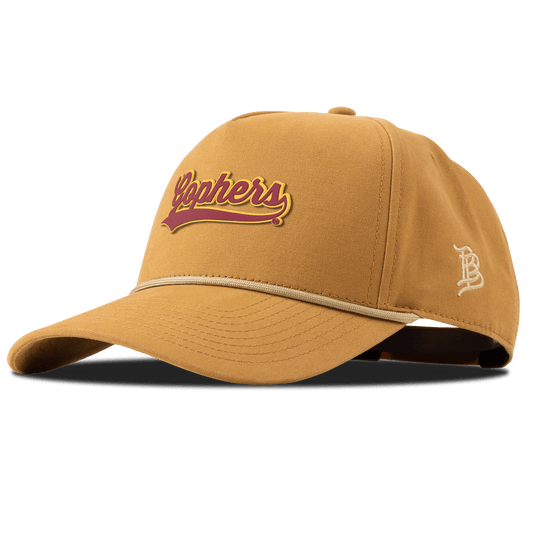 University of Minnesota "Minnesota Gophers Script" Curved Canvas 5 Panel Rope Wheat