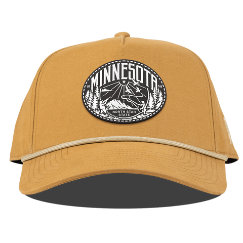 Minnesota Traveler Curved Canvas 5 Panel Rope Wheat