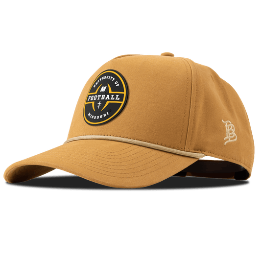 University of Missouri "Mizzou Football" Curved Canvas 5 Panel Rope Wheat