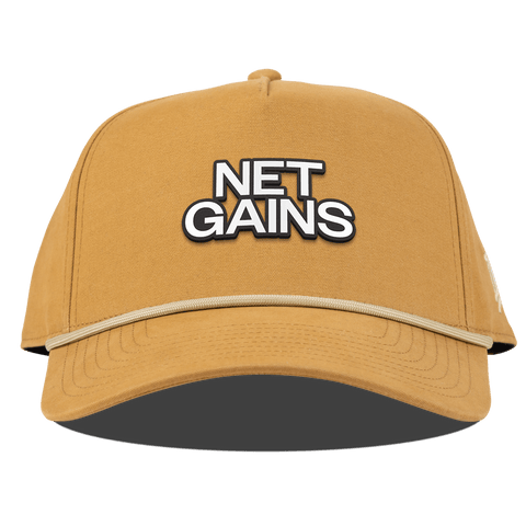 Net Gains Curved Canvas 5 Panel Rope Wheat