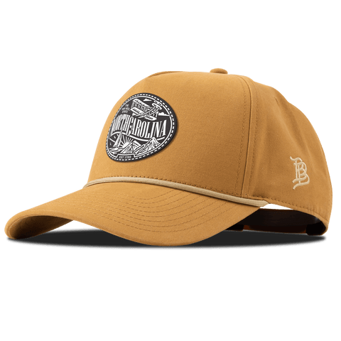 North Carolina Traveler Curved Canvas 5 Panel Rope Wheat