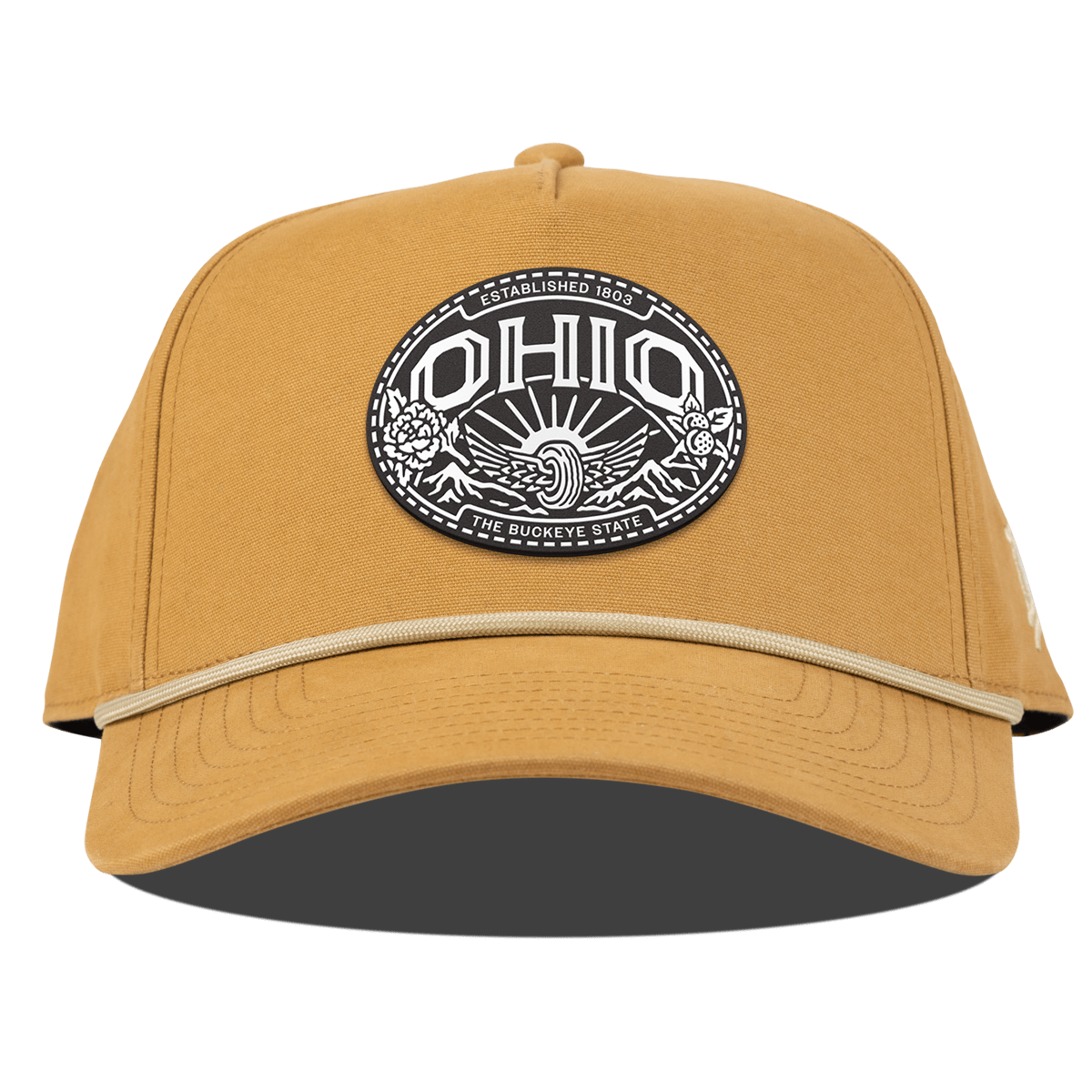 Ohio Traveler Curved Canvas 5 Panel Rope Wheat