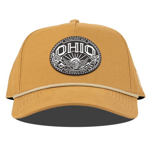 Ohio Traveler Curved Canvas 5 Panel Rope Wheat