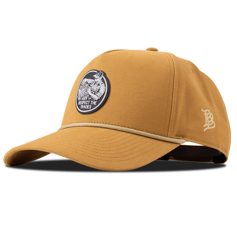 Respect The Trades Mechanic Canvas 5 Panel Rope Wheat
