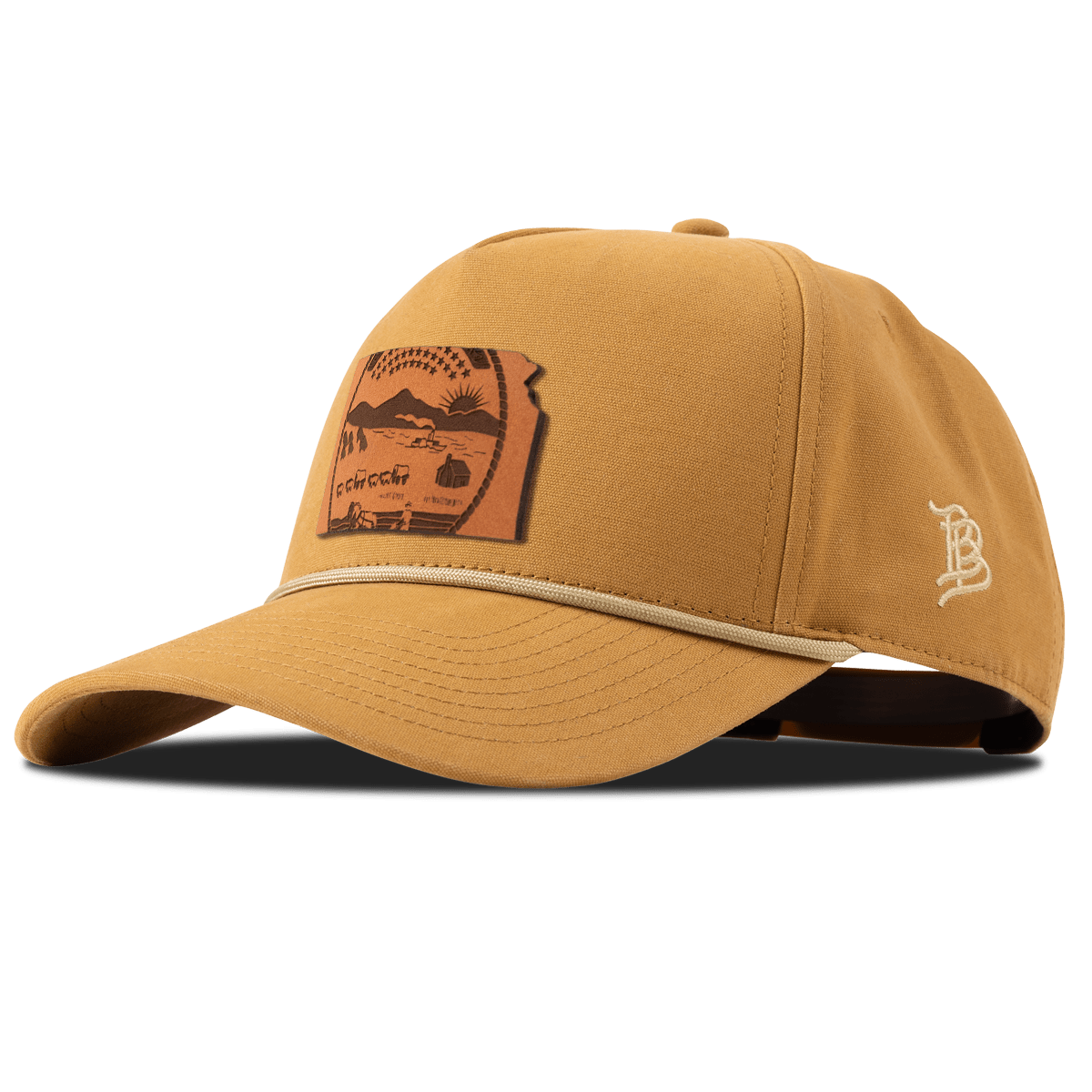 Kansas 34 Canvas 5 Panel Rope Wheat