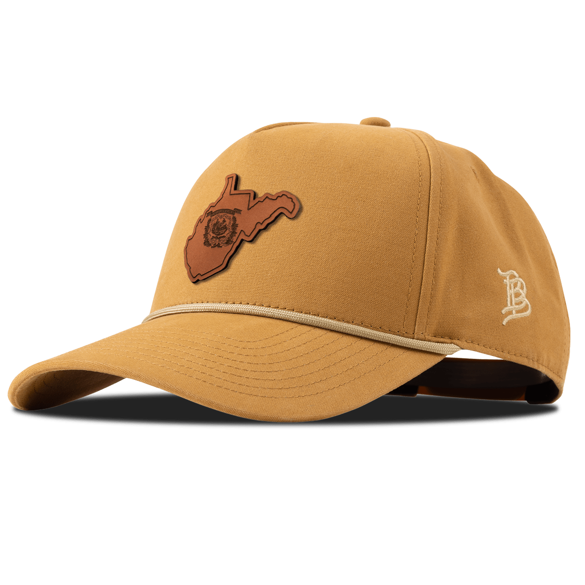 West Virginia 35 Canvas 5 Panel Rope Wheat