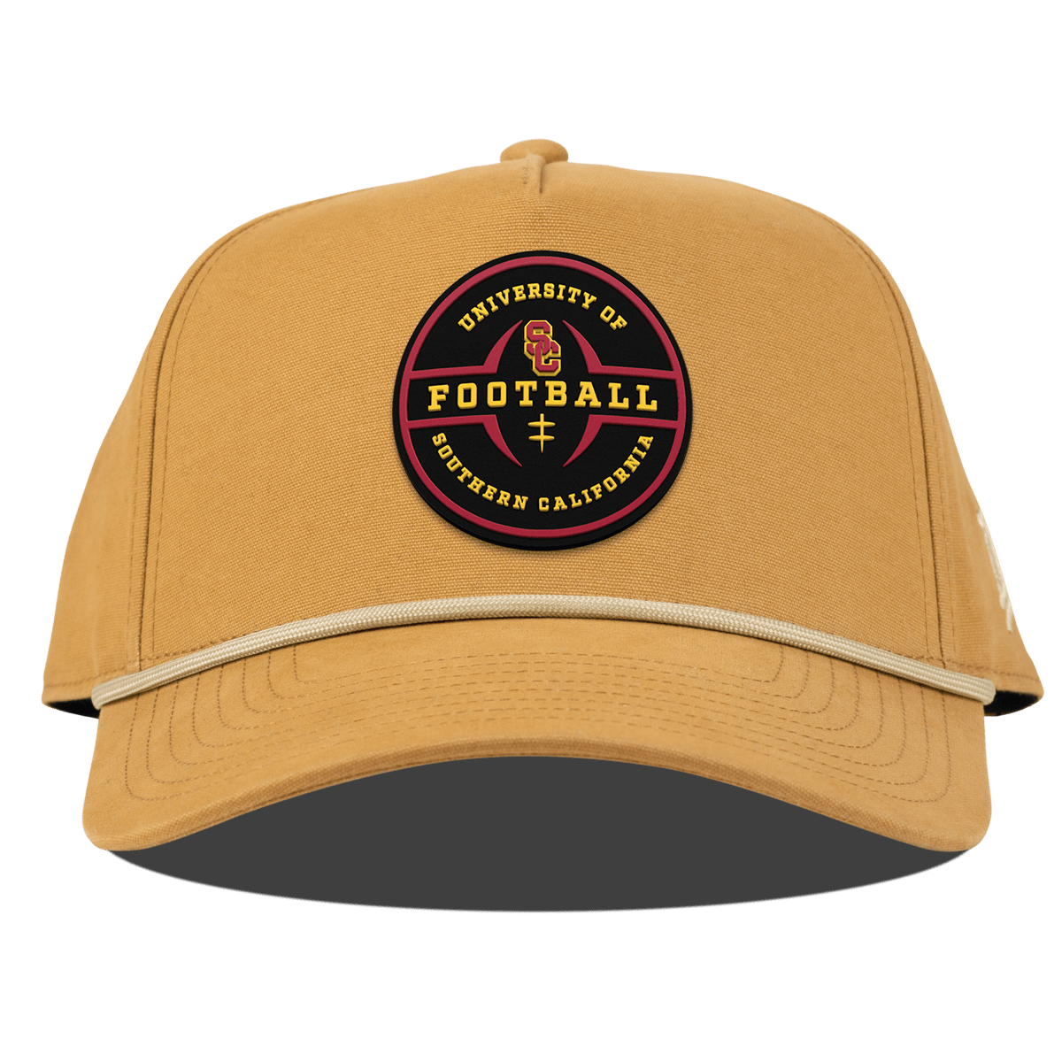 University of Southern California "USC Football Legacy" Curved Canvas 5 Panel Rope Wheat