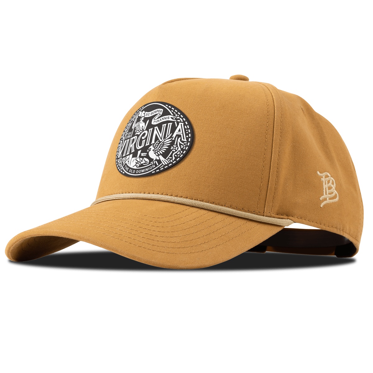 Virginia Traveler Curved Canvas 5 Panel Rope Wheat