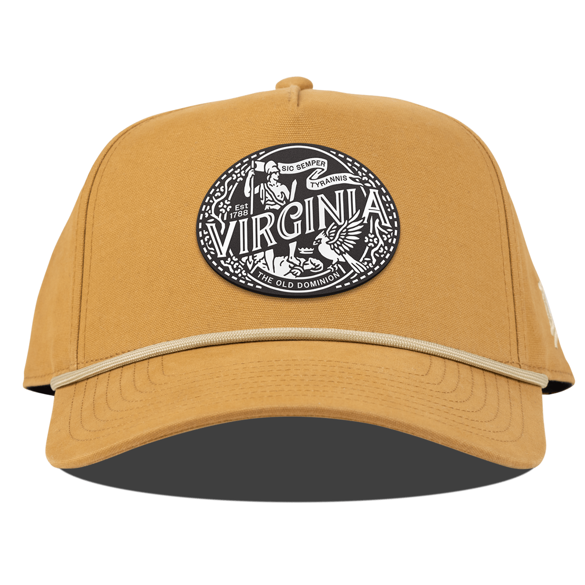 Virginia Traveler Curved Canvas 5 Panel Rope Wheat