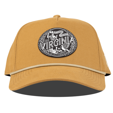 Virginia Traveler Curved Canvas 5 Panel Rope Wheat