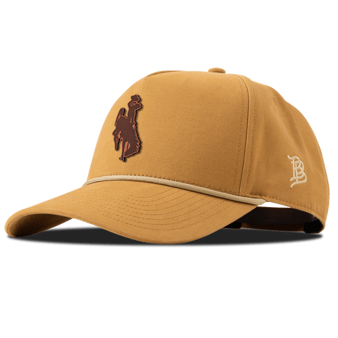 University of Wyoming "Wyoming Cowboy Dark" Canvas 5 Panel Rope Wheat