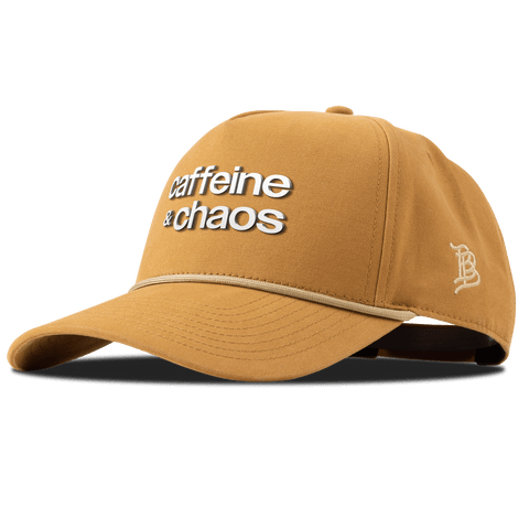 Caffeine & Chaos Curved Canvas 5 Panel Rope Wheat