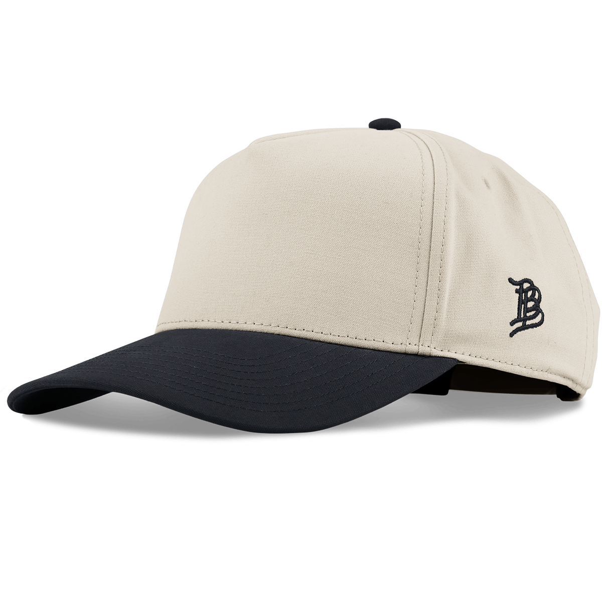 Bare Curved 5 Panel Canvas Beige/Vintage Black