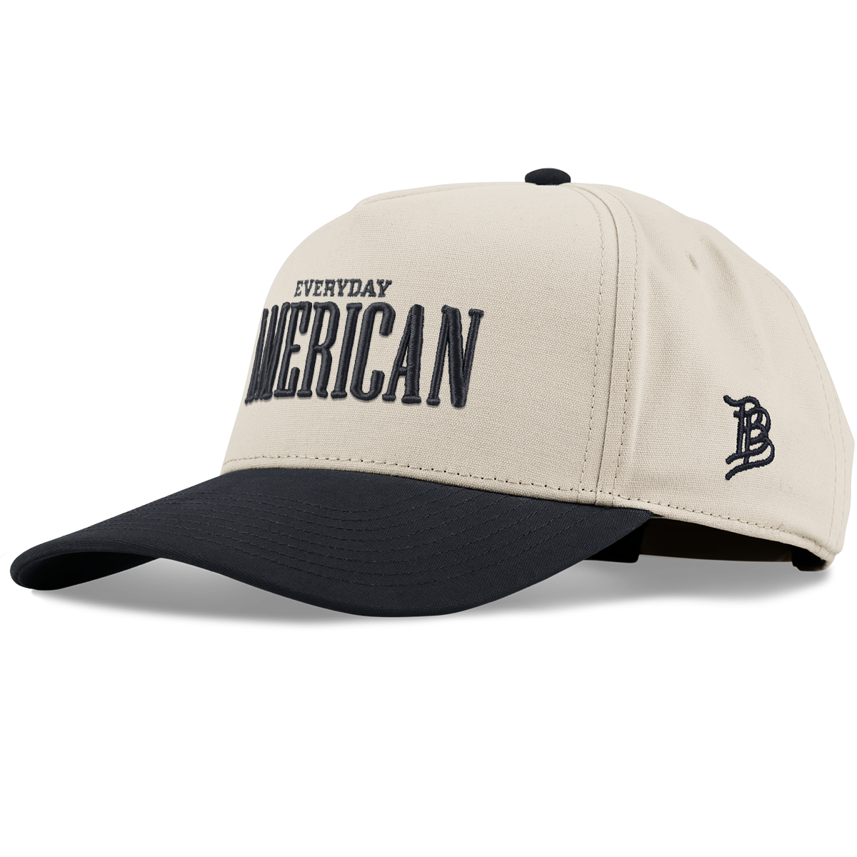 Everyday American Curved 5 Panel Canvas Beige/Vintage Black